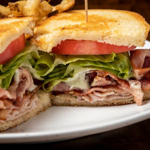 Sandwich with all the toppings